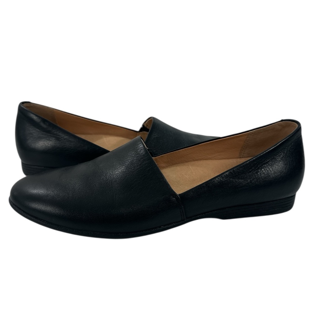 Dansko Black Leather Flats